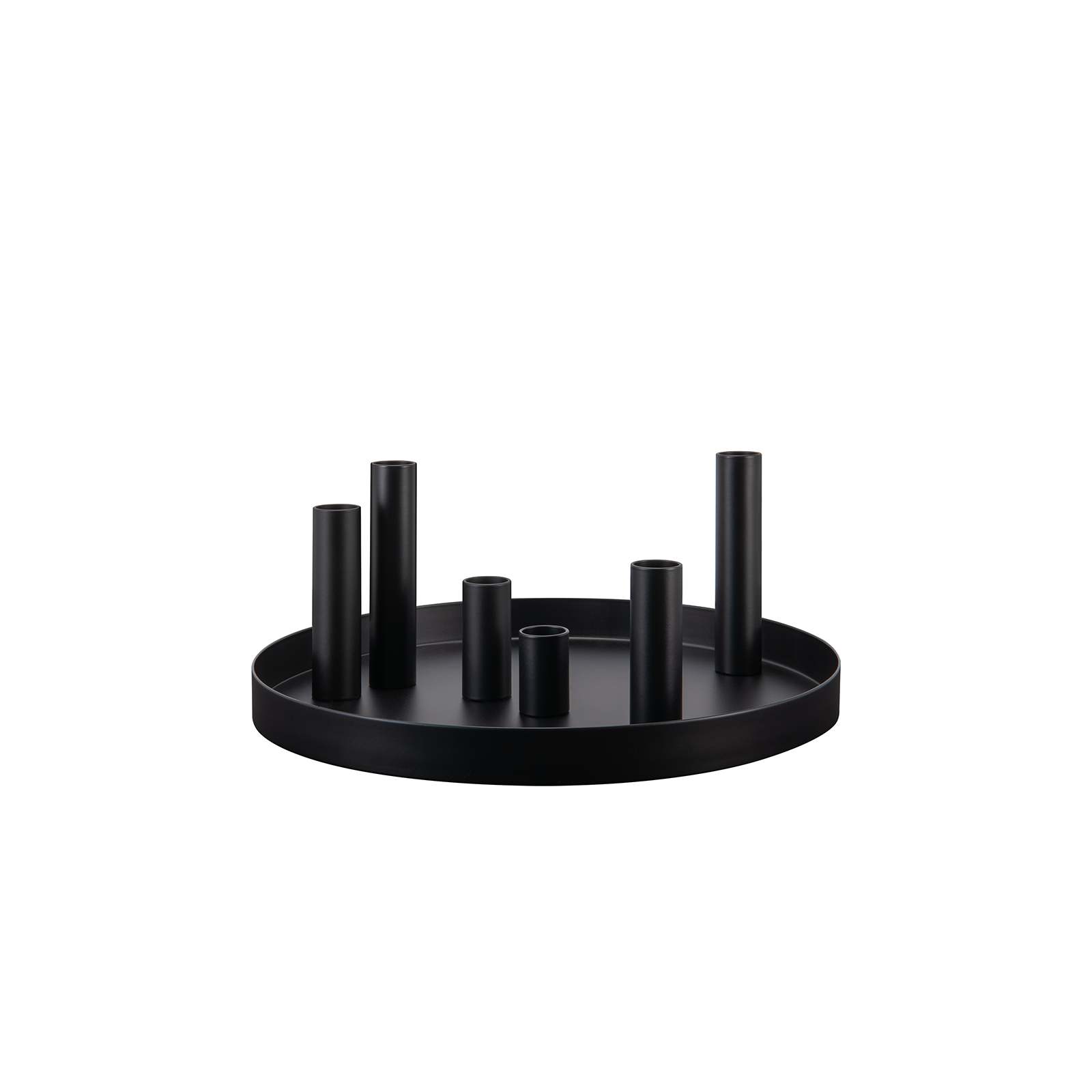 Magnetischer Kerzenhalter Luna 7er-Set Schwarz