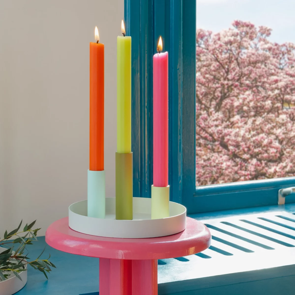Remember - Bougeoir magnétique Luna Mini, lot de 4, couleur naturelle, vue détaillée 2 | One Horizon