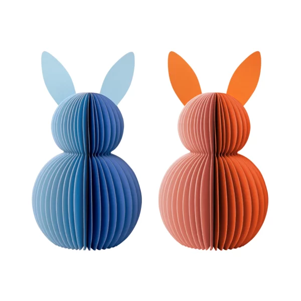 Lapins en papier, lot de 2