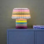 Lampe en papier Remember « Anna Stripes », vue détaillée 2 | One Horizon