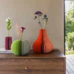 Vase en papier Remember Yuki Berry S, vue détaillée 2 | One Horizon