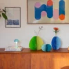 Remember Papiervase Yuki Green L, Detailansicht 3 | One Horizon