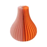 Vase en papier Remember Yuki Orange L | One Horizon