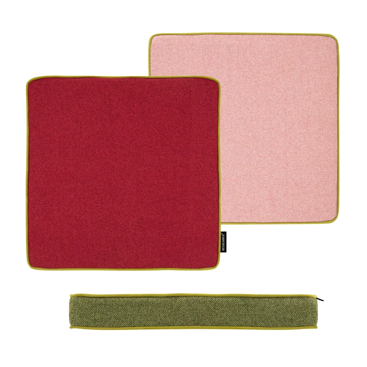 Remember Cranberry Seat Cushion | One Horizon