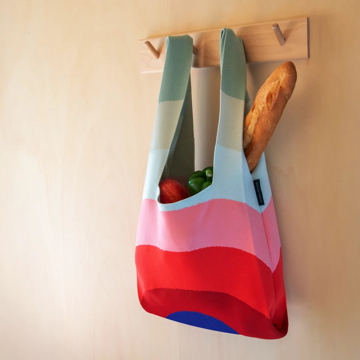 Sac en tricot Remember Indigo, vue détaillée 3 | One Horizon
