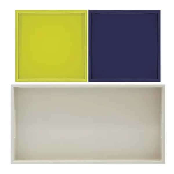 Lot de 3 plateaux Trias
