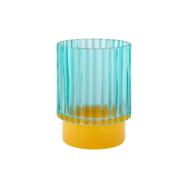 Teelichtglas Lumi - Blau