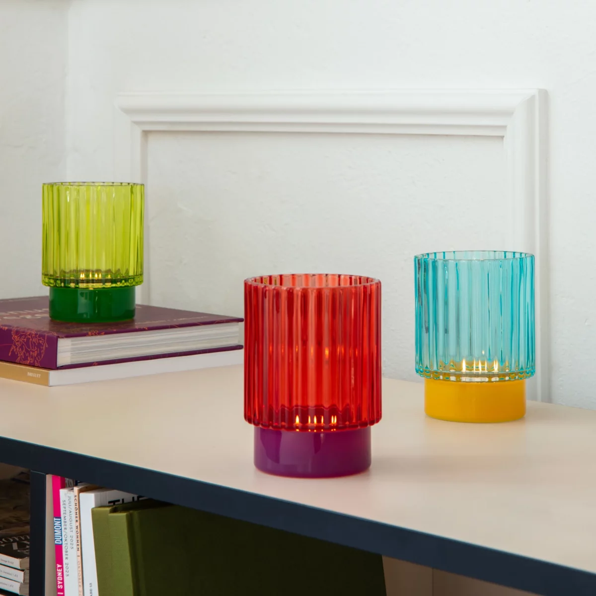 Verre à bougie « Remember » Lumi Rouge, vue détaillée 2 | One Horizon