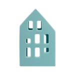 Remember Nyhavn Blue Tealight Holder, Detail View 2 | One Horizon