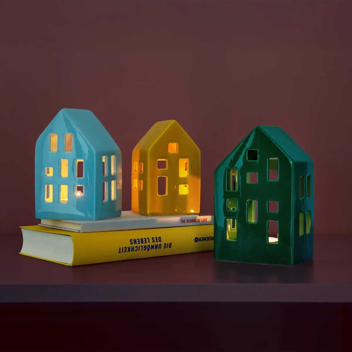 Remember Nyhavn Blue Tealight Holder, Close-up 3 | One Horizon