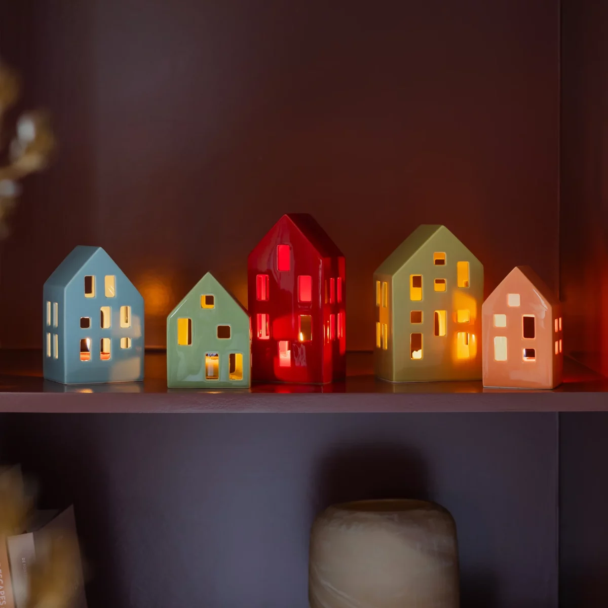 Remember Nyhavn Red Tealight Holder, Detail View 5 | One Horizon