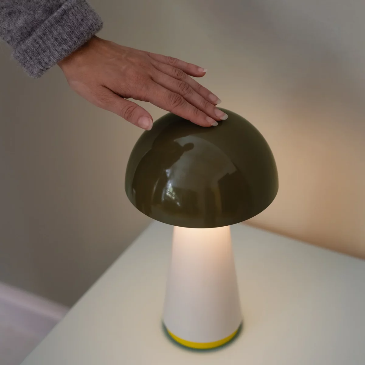 Remember Bob Olive Table Lamp, Detail View 3 | One Horizon