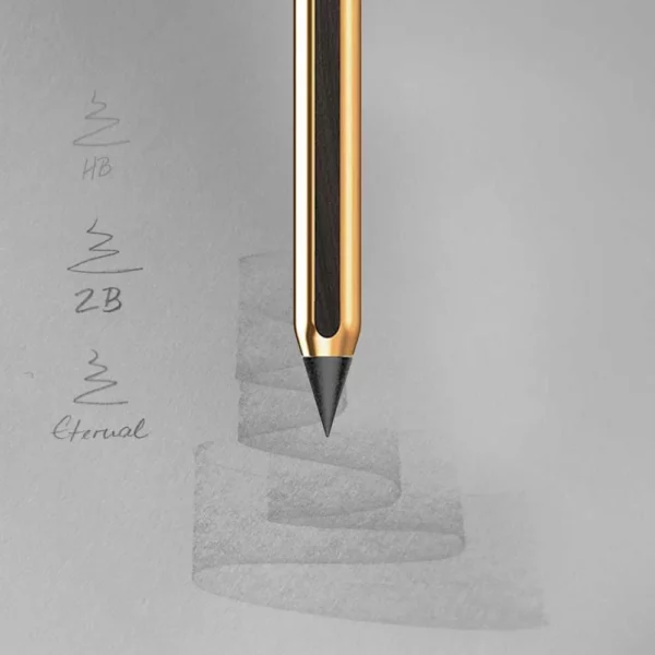 Stilform AEON Pencil, 24k Gold, Detail View 1 | One Horizon