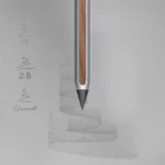 Stilform AEON Bleistift Aluminium Comet Grey Eternal-Spitze, Detailansicht 2 | One Horizon