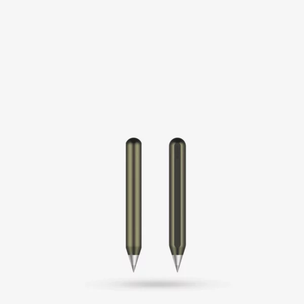 AEON Nano Bleistift Aluminium - Moss Green, Eternal-Spitze
