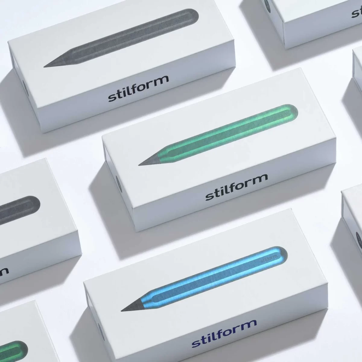 Stilform AEON Nano Bleistift Aluminium Moss Green Eternal-Spitze, Detailansicht 2 | One Horizon