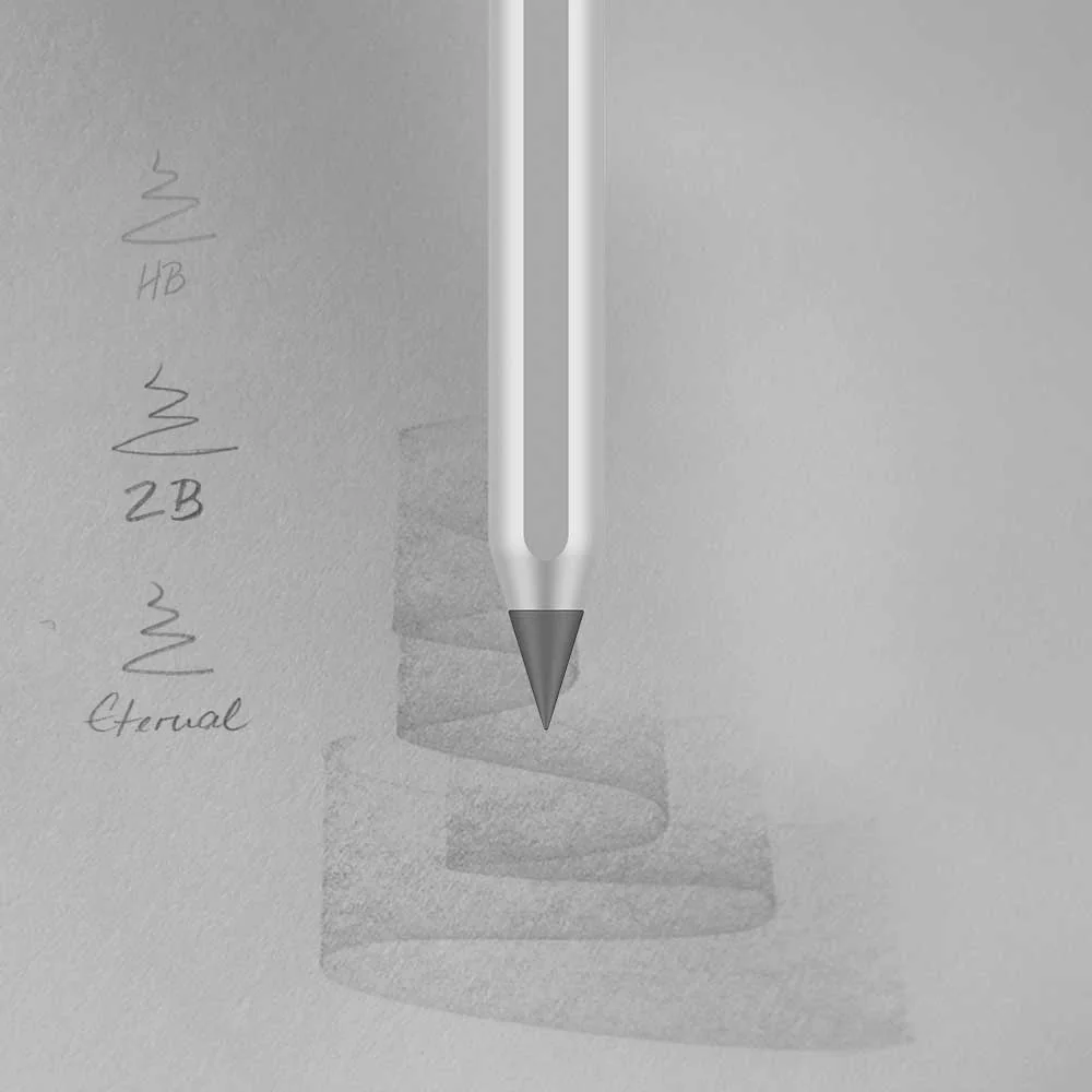 Stilform AEON Nano Bleistift Aluminium Moss Green Eternal-Spitze, Detailansicht 3 | One Horizon