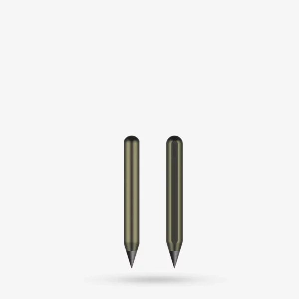 AEON Nano Bleistift Aluminium - Moss Green, Graphit-Spitze