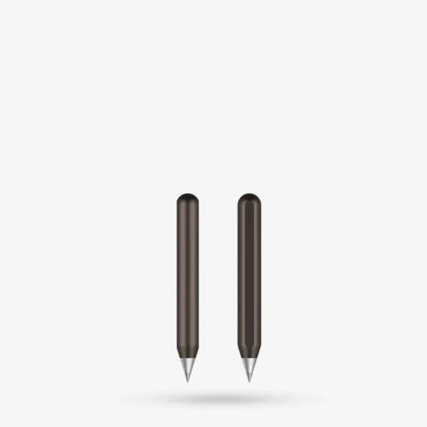 AEON Nano Bleistift Aluminium - Walnut Brown, Eternal-Spitze