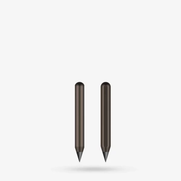 AEON Nano Bleistift Aluminium - Walnut Brown, Graphit-Spitze
