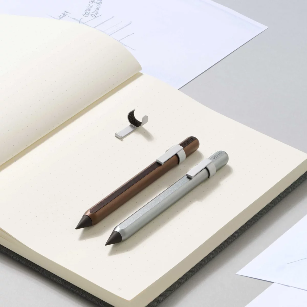 Stilform Clip Bleistift & Gelschreiber, Detailansicht 1 | One Horizon