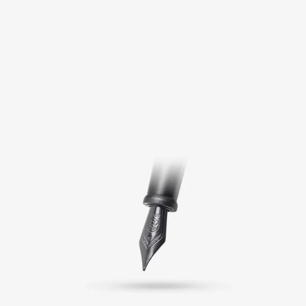 Nib INK fountain pen - Black steel, Wide