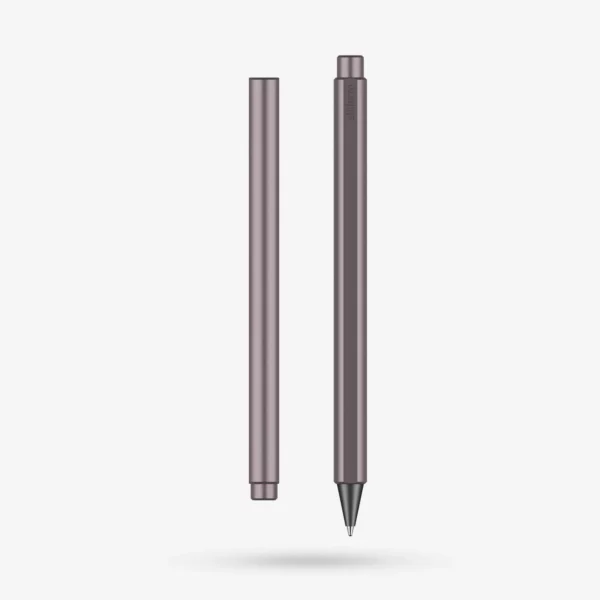 FLOW Rollerball Pen, Aluminum - Velvet Berry