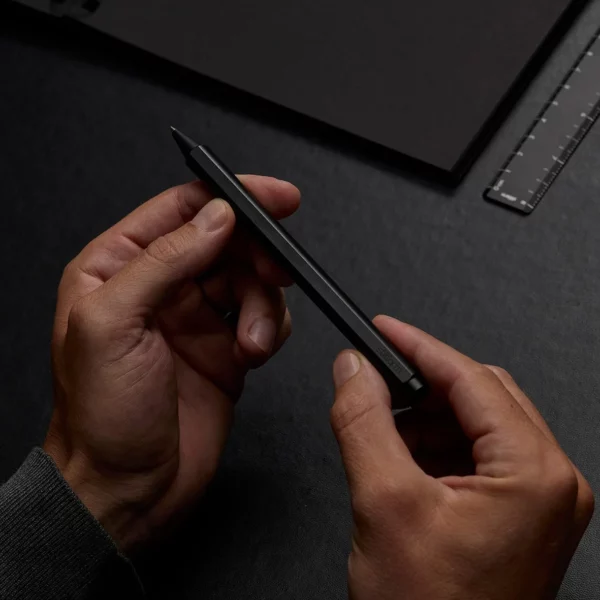 Stilform FLOW Rollerball Pen, Titanium, Detail View 1 | One Horizon