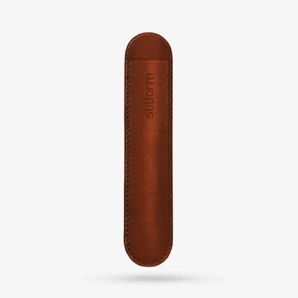 Leather pouch - Cognac