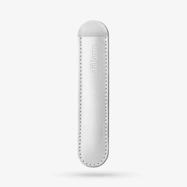 Leather pouch - White
