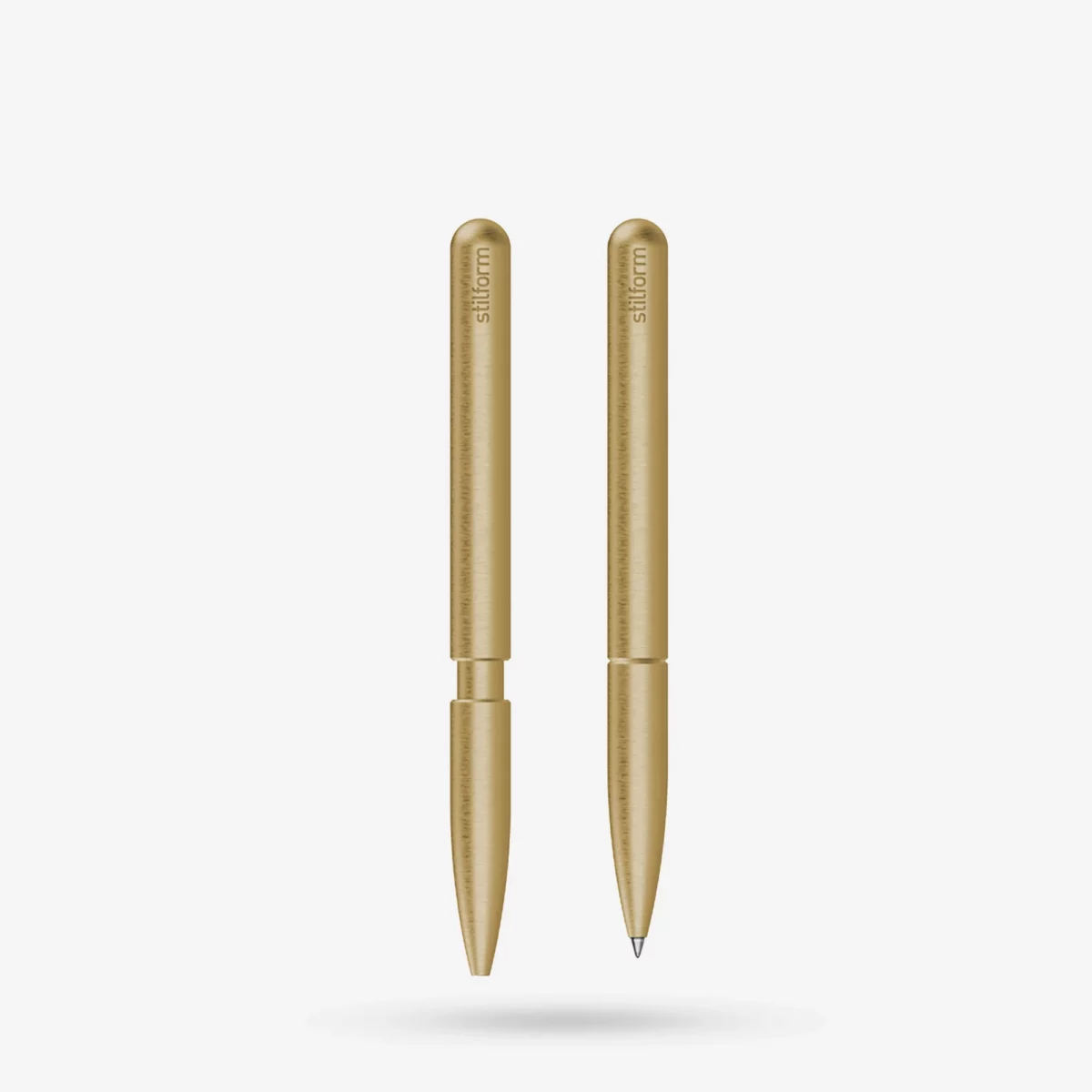Stilform PEN Kugelschreiber Messing Gebürstet | One Horizon