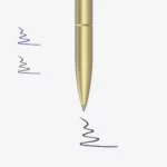 Stilform PEN Kugelschreiber Messing Gebürstet, Detailansicht 3 | One Horizon