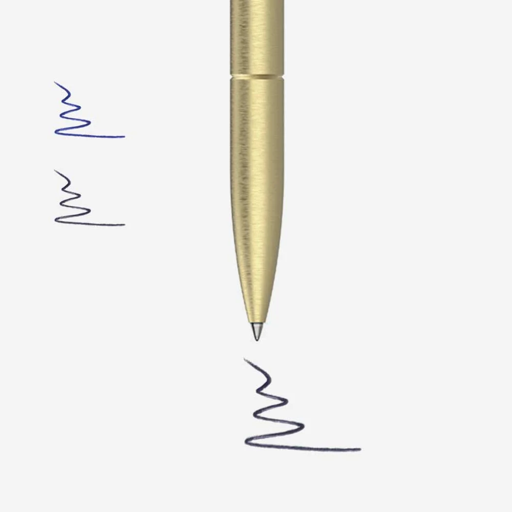 Stilform PEN Kugelschreiber Messing Gebürstet, Detailansicht 3 | One Horizon