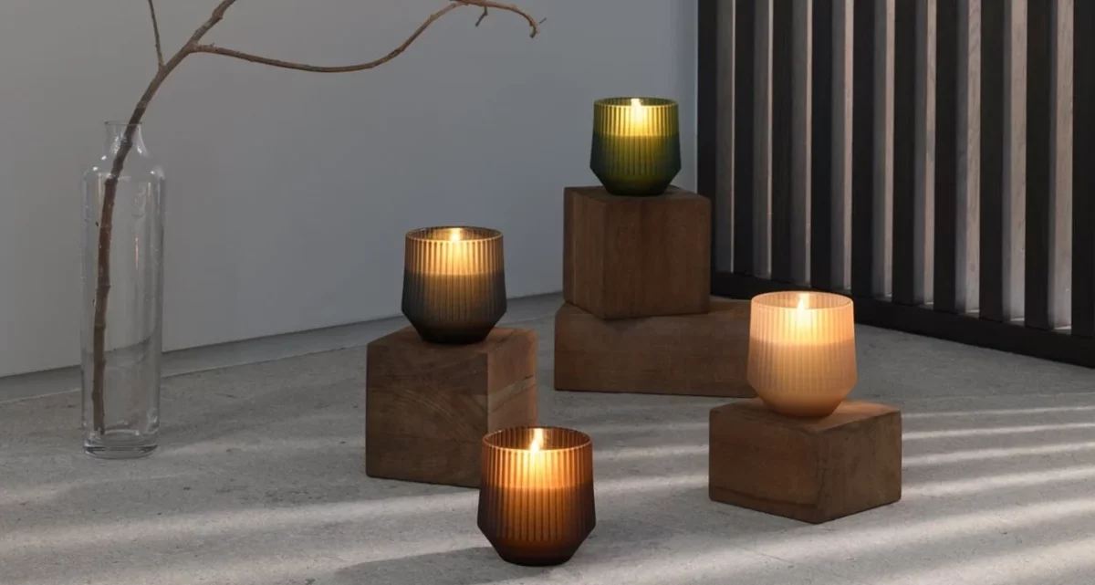 Harmony LED Scented Candle in a Glass Jar