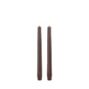 Bougie cylindrique LED Uyuni Lighting Classic 25 cm, lot de 2, marron | One Horizon