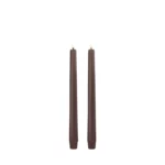 Classic LED Pillar Candle, 25 cm, Set of 2 Braun