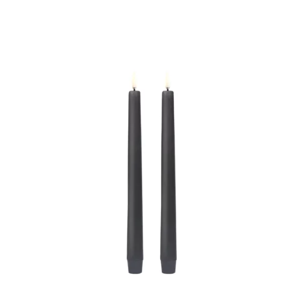Classic LED Pillar Candle, 25 cm, Set of 2