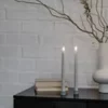Uyuni Lighting LED Stabkerze Soft-Fit-Cap 25 cm, 2er-Set Sandstein, Detailansicht 4 | One Horizon