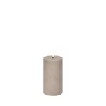 Rustic LED Pillar Candle, 7.8 cm 15 cm