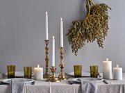 Classic LED Pillar Candle, 25 cm, Set of 2