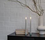 LED Taper Candle with Soft-Fit Cap, 25 cm, Set of 2