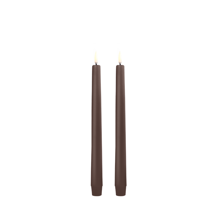 LED Stabkerze Classic 25 cm, 2er-Set