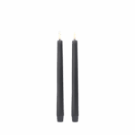 Classic LED Pillar Candle, 25 cm, Set of 2