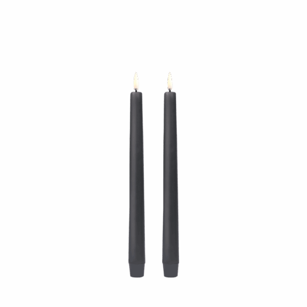 Classic LED Pillar Candle, 25 cm, Set of 2