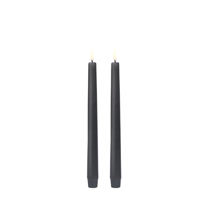 Classic LED Pillar Candle, 25 cm, Set of 2