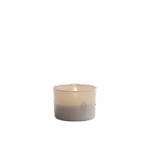 LED Candle in a Glass Jar