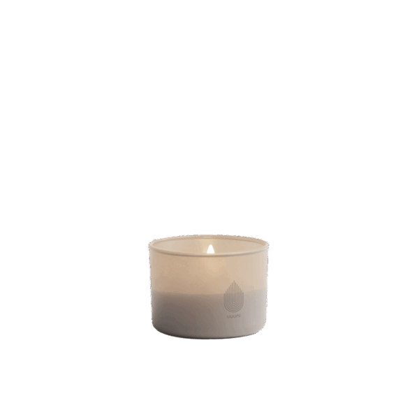 LED Candle in a Glass Jar