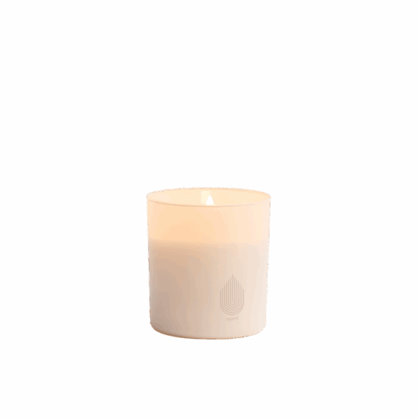 LED Candle in a Glass Jar - Vanilla, 9.2 x 10.2 cm