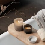 LED Candle in a Glass Jar