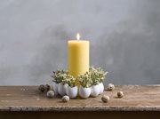 Rustic LED Pillar Candle, 7.8 cm
